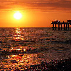 photo "Silent evening on the sea"