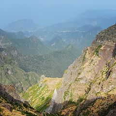 photo "Sunset in  Madeira mountains"