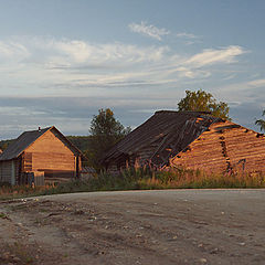 фото "Вечер северной деревни"