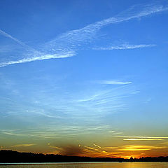 фото "Закат над заливом"