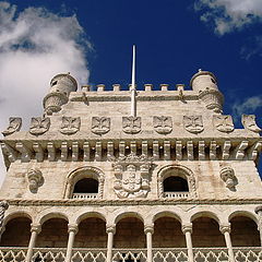 photo "An unusual perspective of the Torre de Belem"