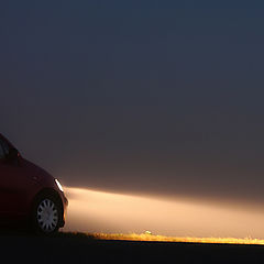 photo "A look in the fog."