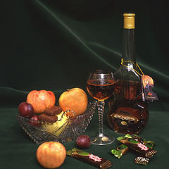 фото "вино и фрукты"