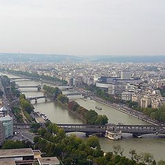 photo "The Seine from the Eiffel Tower..."