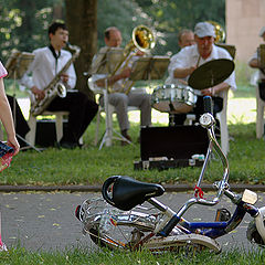 photo "The young music fan"