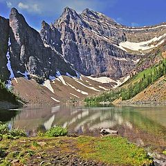 photo "First view of Lake Agnes"