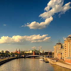 photo "Clouds flying on the sky or photo about the last summer"