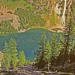 photo "Lake Agnes from above"