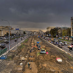 photo "Leningrad Prospect, under reconstruction"