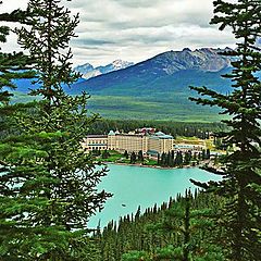 фото "A view of the lake from the trail"