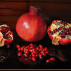 photo "Pomegranates still life"