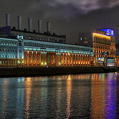 photo "Embankment of the river in Moscow"