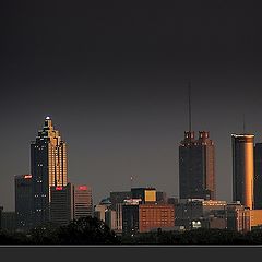 фото "Atlanta Skyline Sunset"
