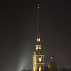photo "Peter and Pavel cathedral at night"