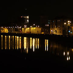 photo "The night city and his reflection"