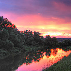 фото "Рассвет на реке в 5.02"