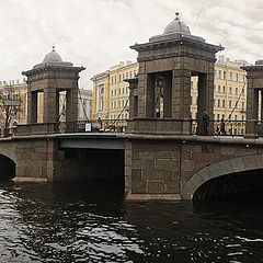 photo "Chernishev bridge. Fontanka river"