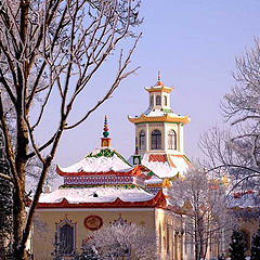 фото "Китайский домик зимой (Екатерининский парк)"