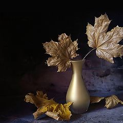 photo "Golden leafs"