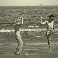 photo "Dancing at the sea."