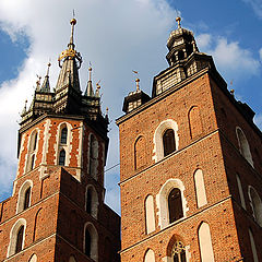 photo "steeples of Mariacki Church"