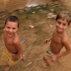 photo "Little Cuban boys playing"