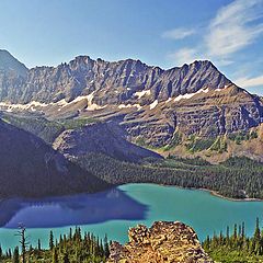 фото "About half way to Wiwaxy gap.  Lake O'hara, Yoho National Park, Canada"