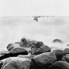 photo "Rocks and Pound Net II"