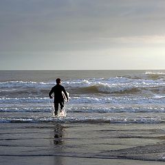 photo "The Man and the Ocean"