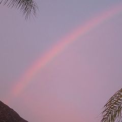 photo "Rainbow caught during sunset"