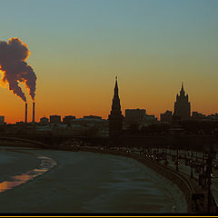 фото "Закат над Москвой"