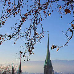 photo "Leaves have painted city"