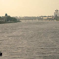 photo "Velikaja(Great) river of Pskov-sity Russia"