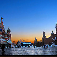 photo "Sunset on the Red Square"