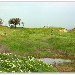 photo "Joy and a dark figure behind... (Summer 2)..."