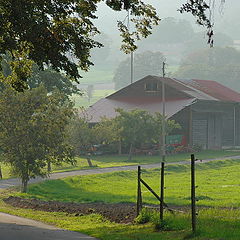 photo "The farm behind the village"