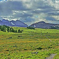 photo "Our hike in Sunshine Meadows continues"