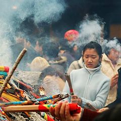 фото "Burn joss sticks in the new year"