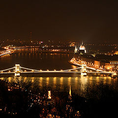фото "Ландсхид (Цепной мост), Будапешт, Венгрия."