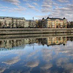 photo "Clouds on the river"