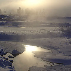 фото "Замерзающий ручей"
