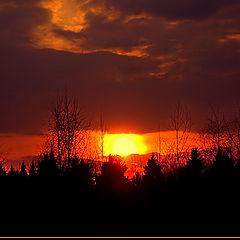 photo "The last sunset of march"