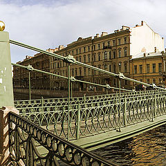 photo "View by the Pochtamtsky bridge, Moika river"