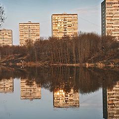 фото "Закат на реке Сходне"