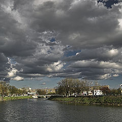 photo "Clouds over the town"
