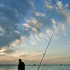 photo "Sod the fishing...!!"