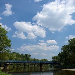 photo "Bridge between Austria and Slowakia"