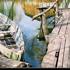 фото "Лодка на реке Трубёж"
