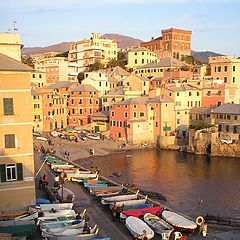 фото "an acient district of fishermen in the heart of Genoa"