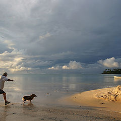 photo "Old man and sea."